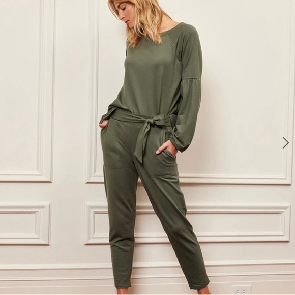 summersalt Pants - SUMMERSALT The Softest French Terry Tie Waist Pant